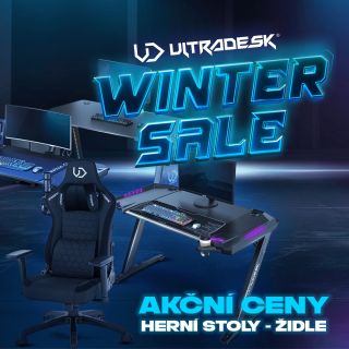 Hledáte herní stůl nebo židli, tak mrkněte na super ceny v naší akci - ULTRADESK WINTER SALE. 🥶 ➡️ Mrkni na náš web.